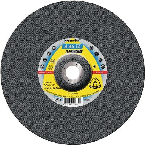 Trennscheibe A 46 TZ Special D230x1,9mm gekr.INOX Bohr.22,23mm KLINGSPOR