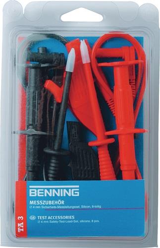 BENNING Messleitungssatz TA 3 044126 8-teilig Messspitzen-Ø 4 mm - 44126