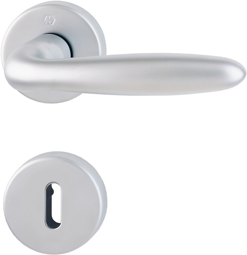 HOPPE Rosettengrt.Verona M151/42KV/42KVS MS F98-R rd.OB DIN L/R D/D - 2749533