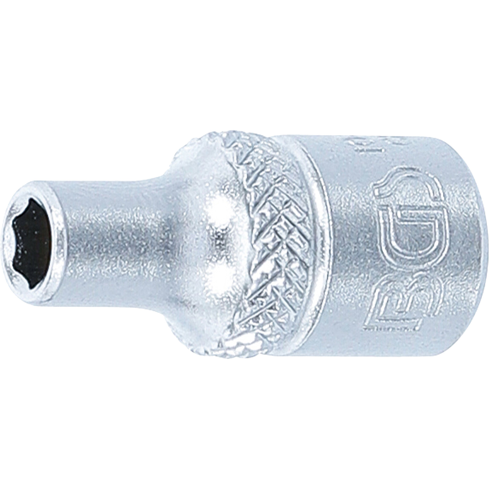 BGS Steckschlüssel-Einsatz Sechskant Antrieb Innenvierkant 6,3 mm (1/4") SW 5/32" - 10650