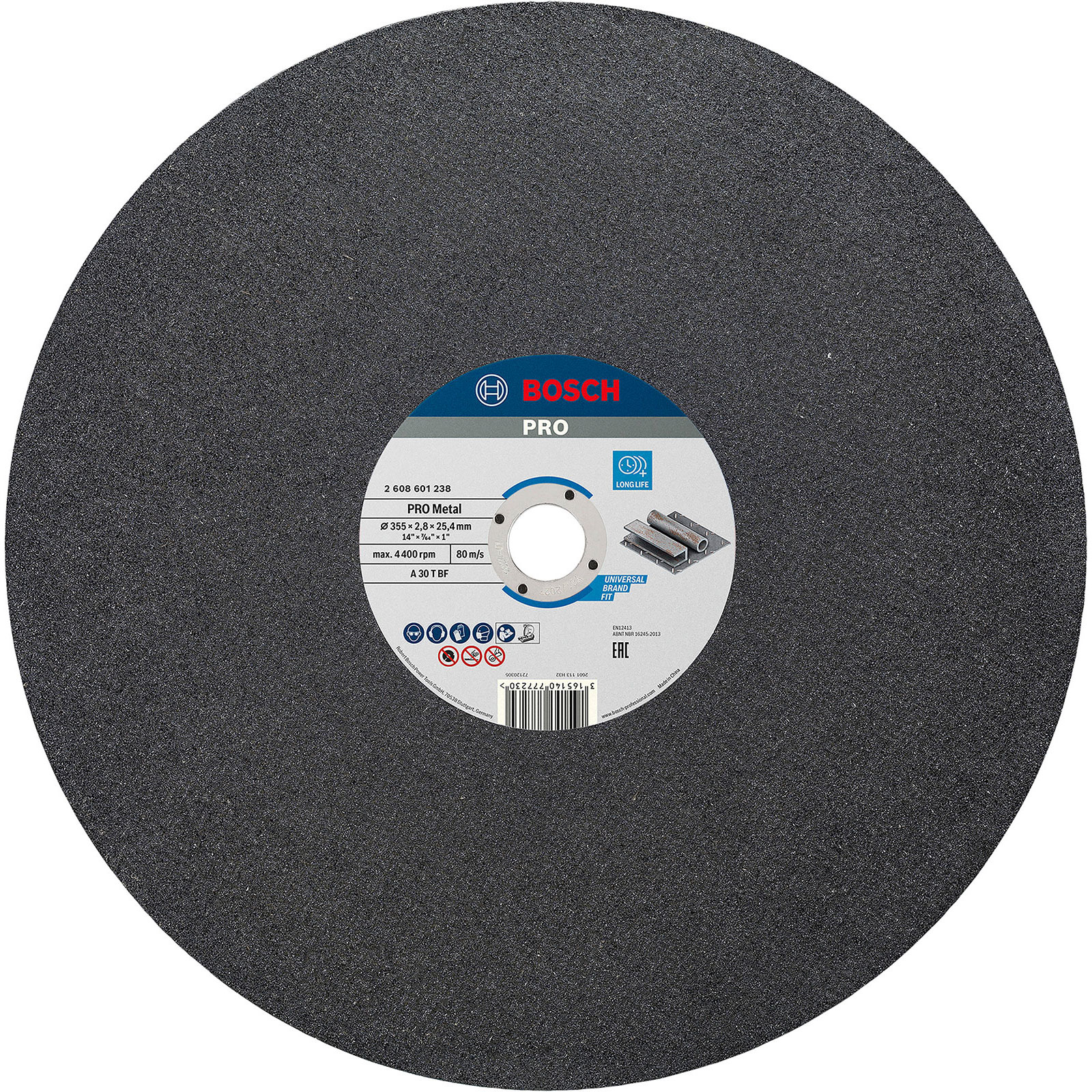 Bosch PRO Metal Trennscheibe 355 x 2,8 x 25,4 mm - 2608601238