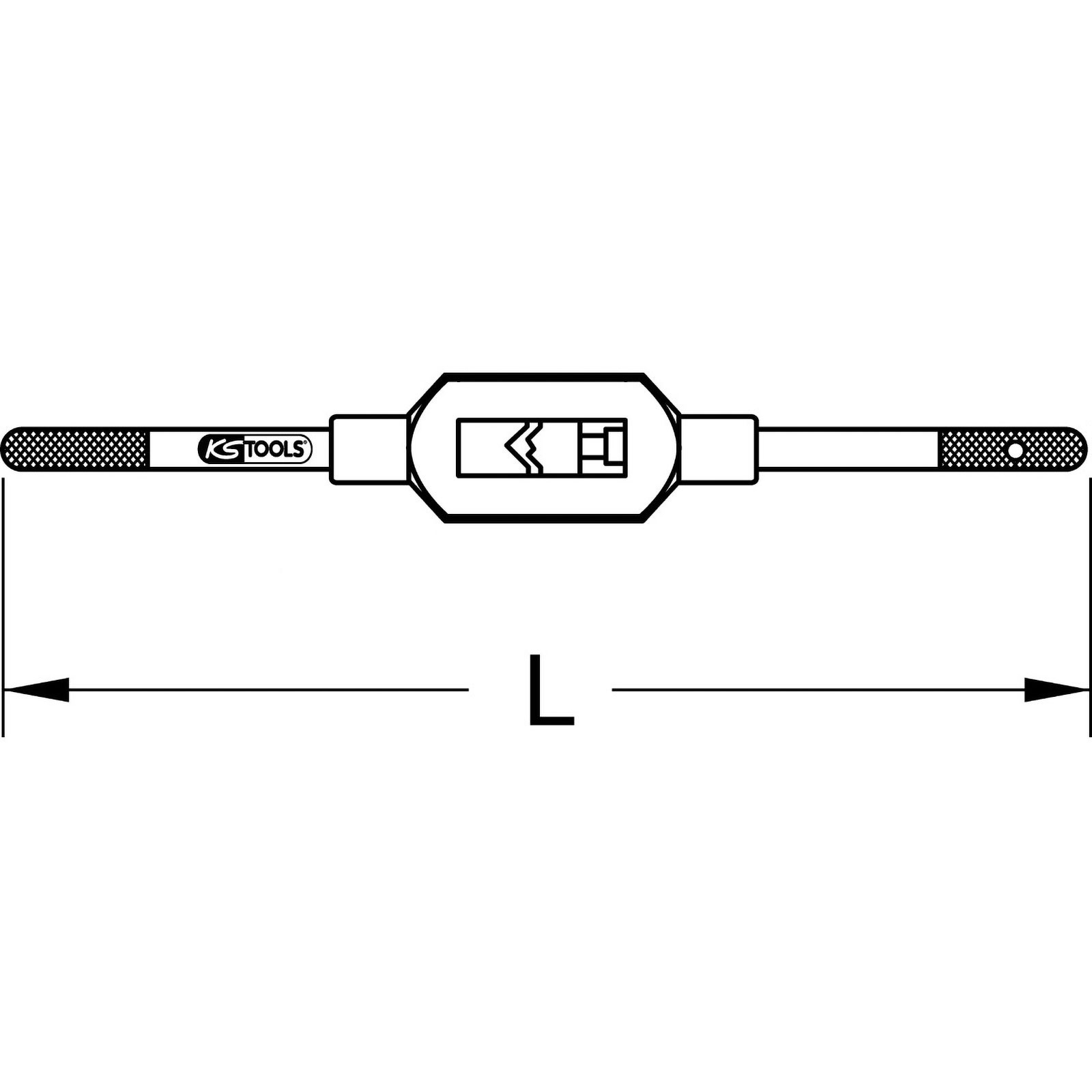 KS TOOLS Verstellbare Windeisen M5-M20 - 331.0015