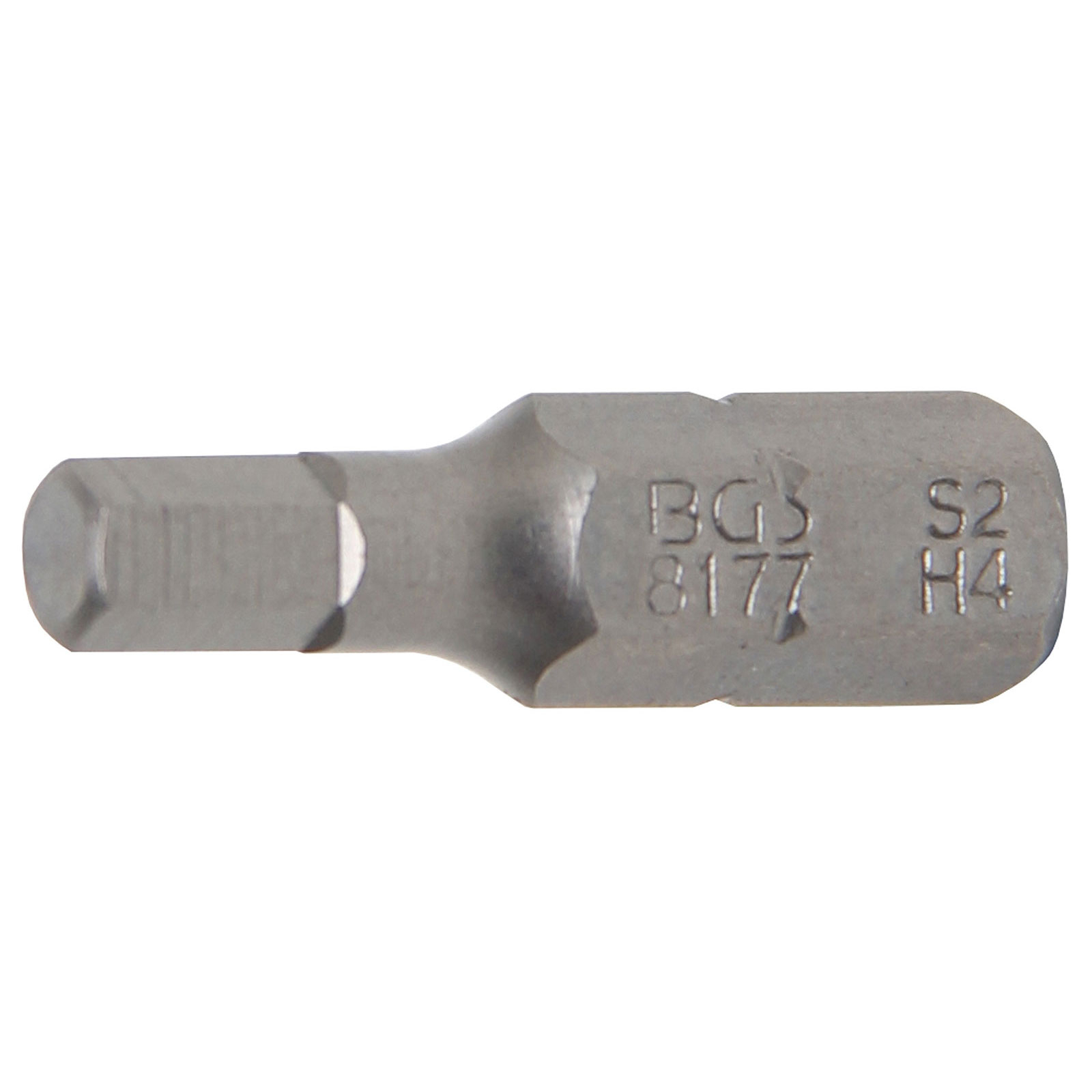 BGS Bit Antrieb Außensechskant 6,3 mm (1/4") Innensechskant 4 mm - 8177