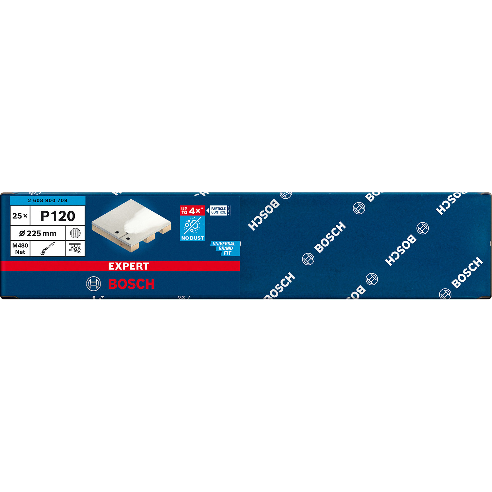 Bosch 25x Expert M480 Schleifnetz für Trockenbauschleifer 225 mm G 120 - 2608900709