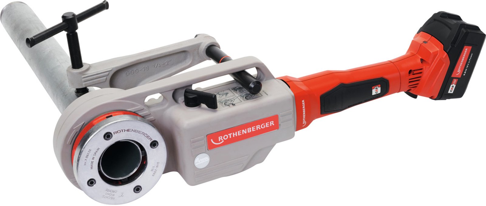 ROTHENBERGER SUPERTRONIC 2000 E, mit Gegenhalter, ohne Akku/Ladegerät - 1000003387