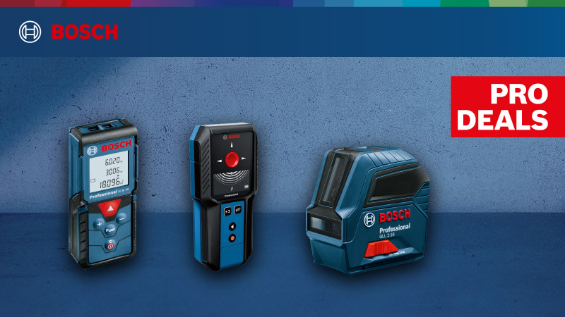 Bosch ProDeals – digitale Messgeräte im Aktionsangebot
