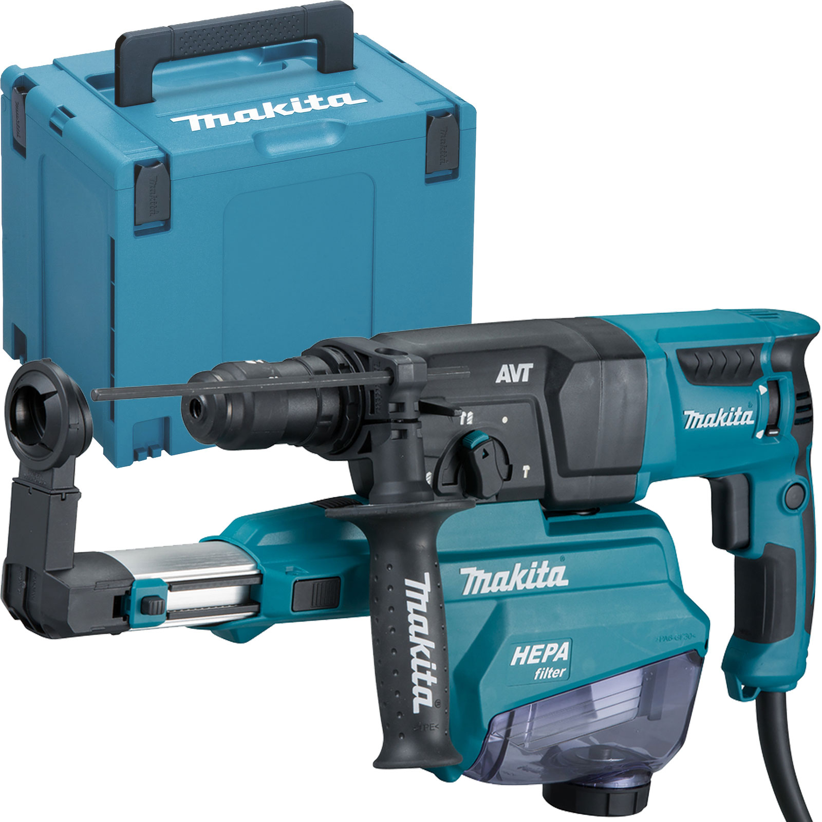 Makita HR2653TJ Kombihammer für SDS-Plus 26 mm 800 W im MAKPAC