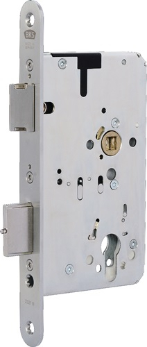 BKS Panik-Einsteckschloss 2321 Fkt.B rd 20/65/72/9mm DIN li.VA 2-flg - B-23210-04-L-8