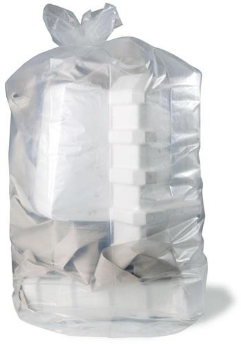 Abfallsack Premium Größe L Maße 800+500x1700mm S.80µ PE transparent Inhalt 500l