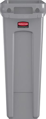RUBBERMAID Wertstoffsammler 87l H762xB279xT558mm grau m.Lüftungskanälen - FG354060GRAY