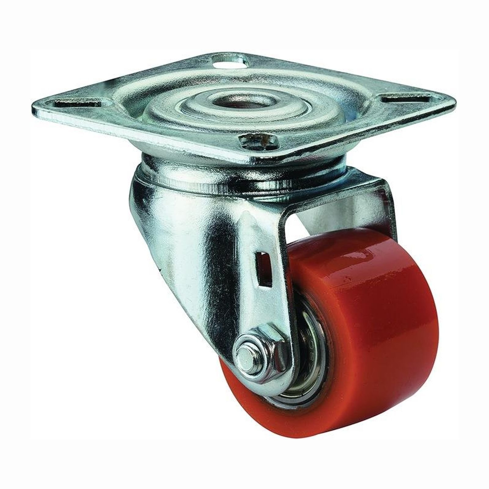 BS Rollen Lenkrolle mit Anschraubplatte Polyurethan Kugellager