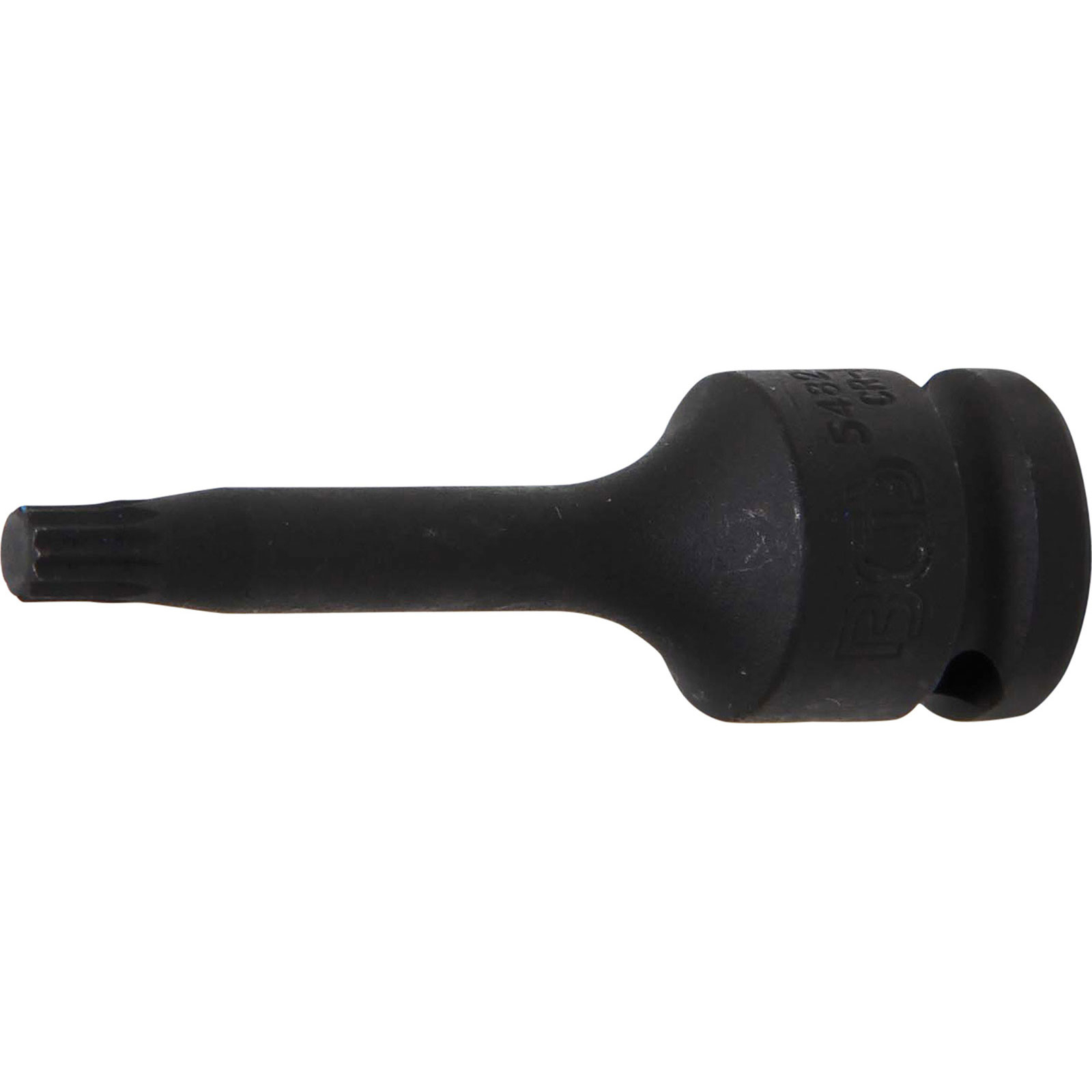 BGS Kraft-Bit-Einsatz Antrieb Innenvierkant 12,5 mm (1/2") Innenvielzahn (für XZN) M8 - 5482-M8