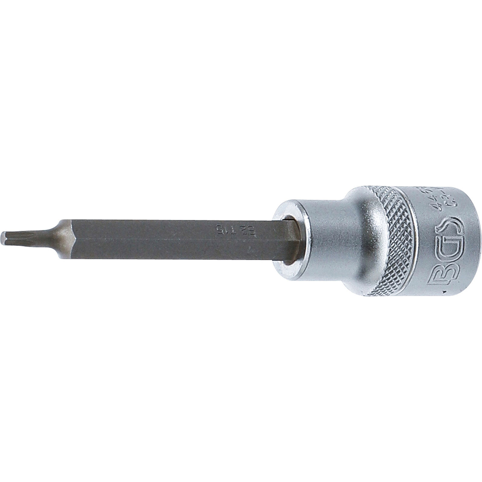 BGS Bit-Einsatz Länge 100 mm Antrieb Innenvierkant 12,5 mm (1/2") T-Profil (für Torx) T15 - 4468