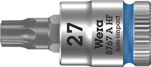 Wera Steckschlüsseleinsatz 8767 A HF TORX 1/4" T27 Länge 28 mm - 5003367001