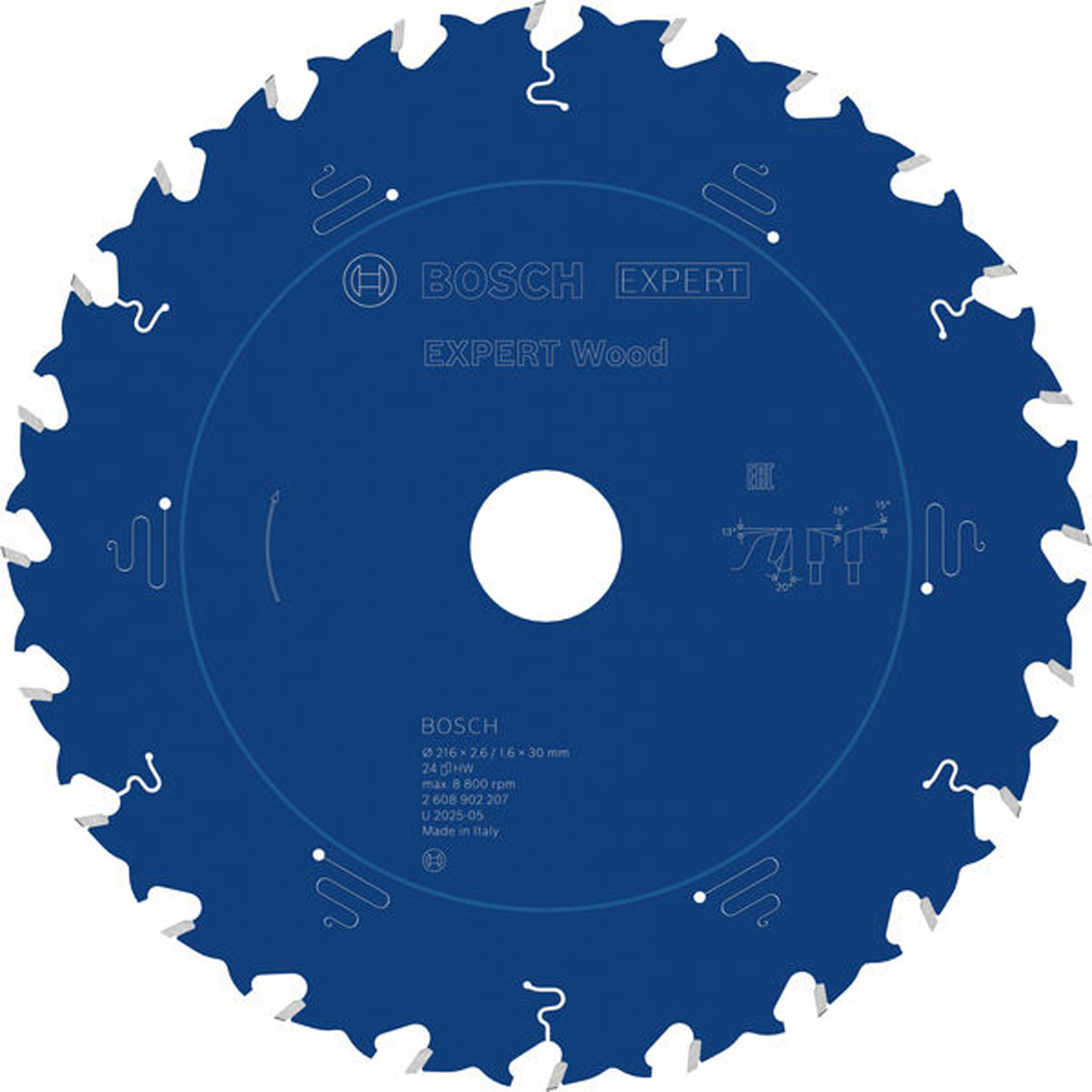 Bosch EXPERT Wood Kreissägeblatt 216x30 mm Z24 - 2608902207