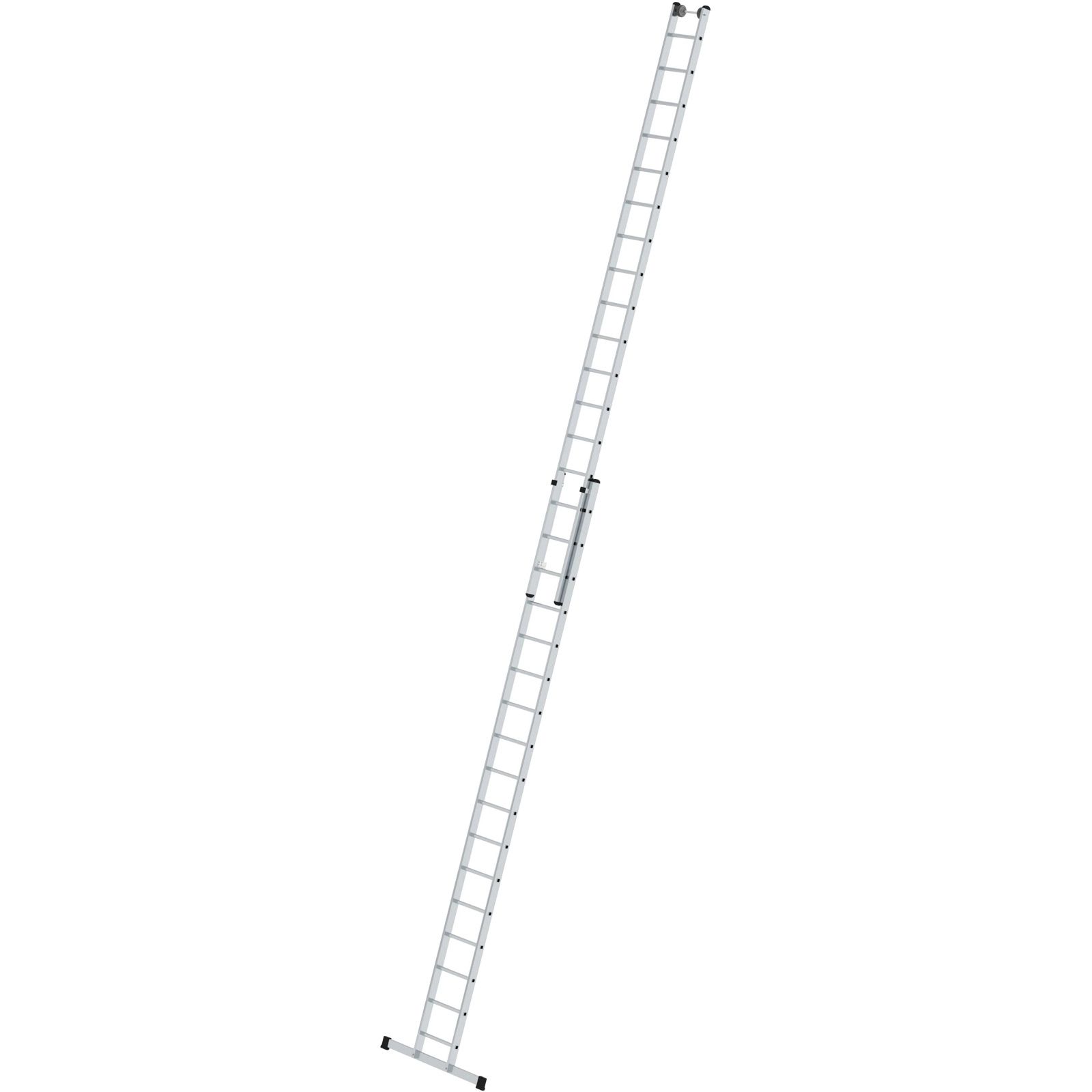 Günzburger Steigtechnik Sprossen-Schiebeleiter 2tlg. mit Standard-Traverse 2 x 17 Sprossen - 011617