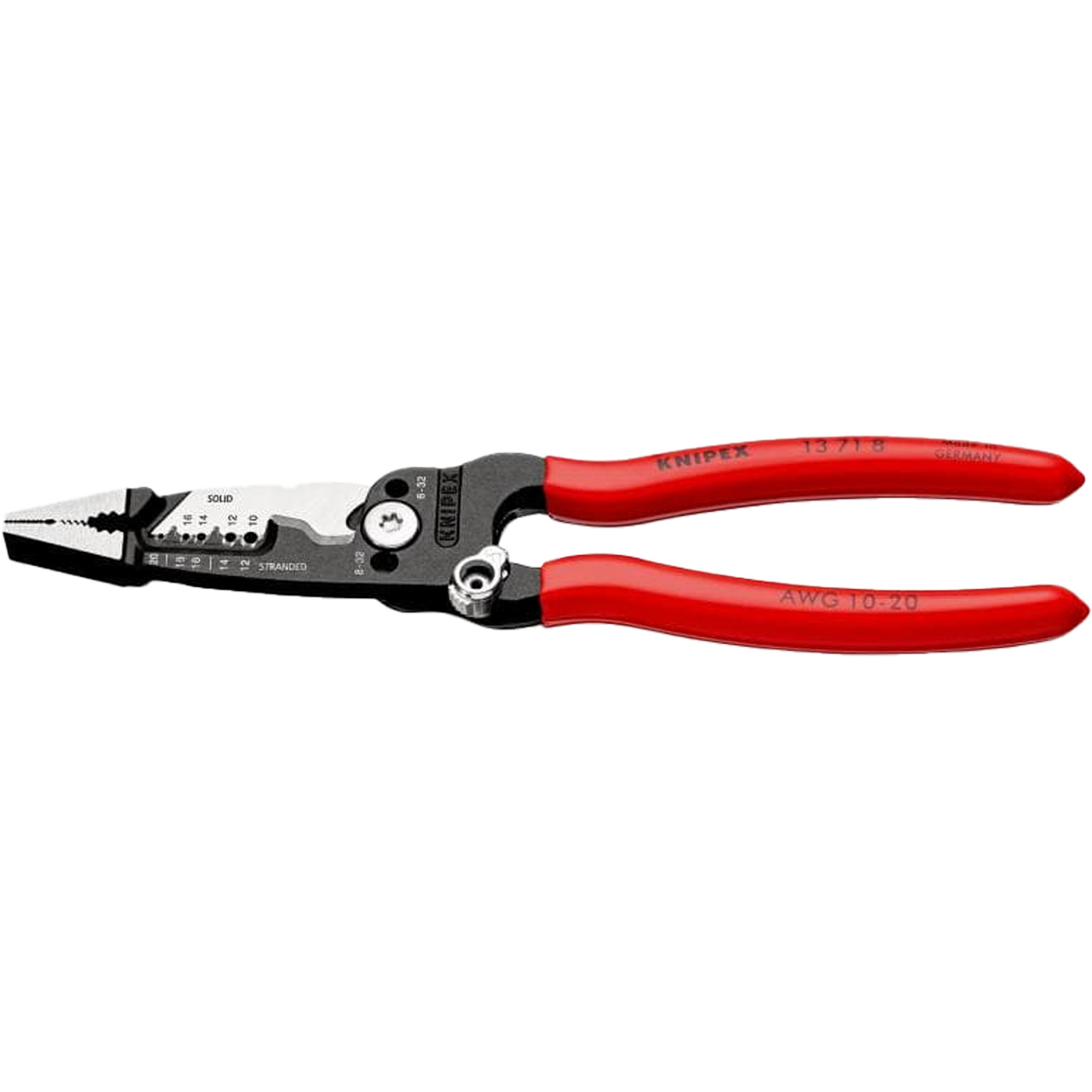 Knipex Wire Stripper Multifunktions-Elektrikerzange Griff mit Kunststoff überzogen - 13718