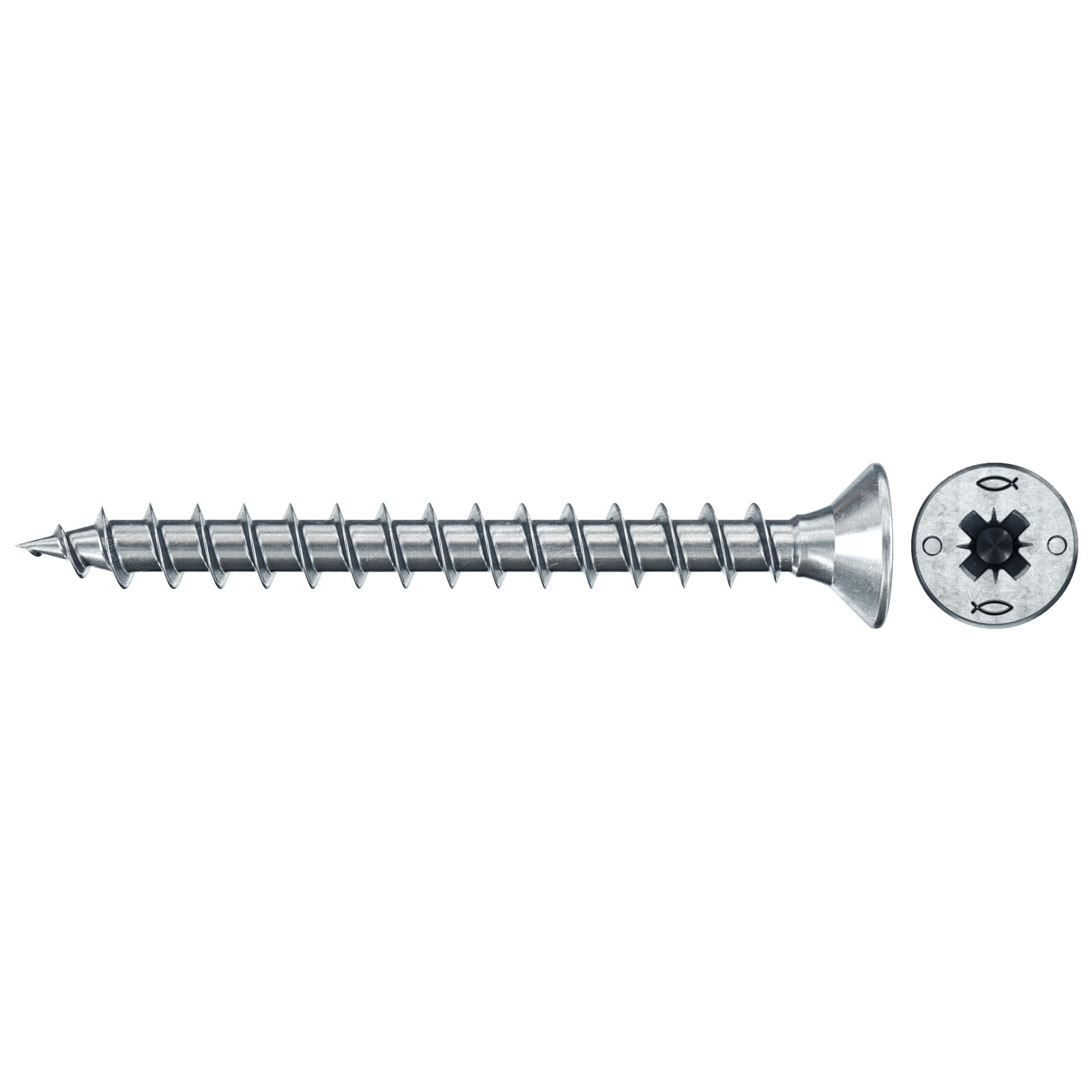 fischer Spanplattenschraube PowerFast FPF II CZF 3,0 x 35 BC 210 Senkkopf Kreuzschlitz PZ Vollgew. - 577627