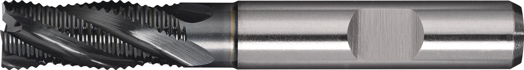 Schaftfräser DIN 844 Typ HR D.6mm HSS-Co PM ALCRONA Weldon Z.4 kurz TECWERK
