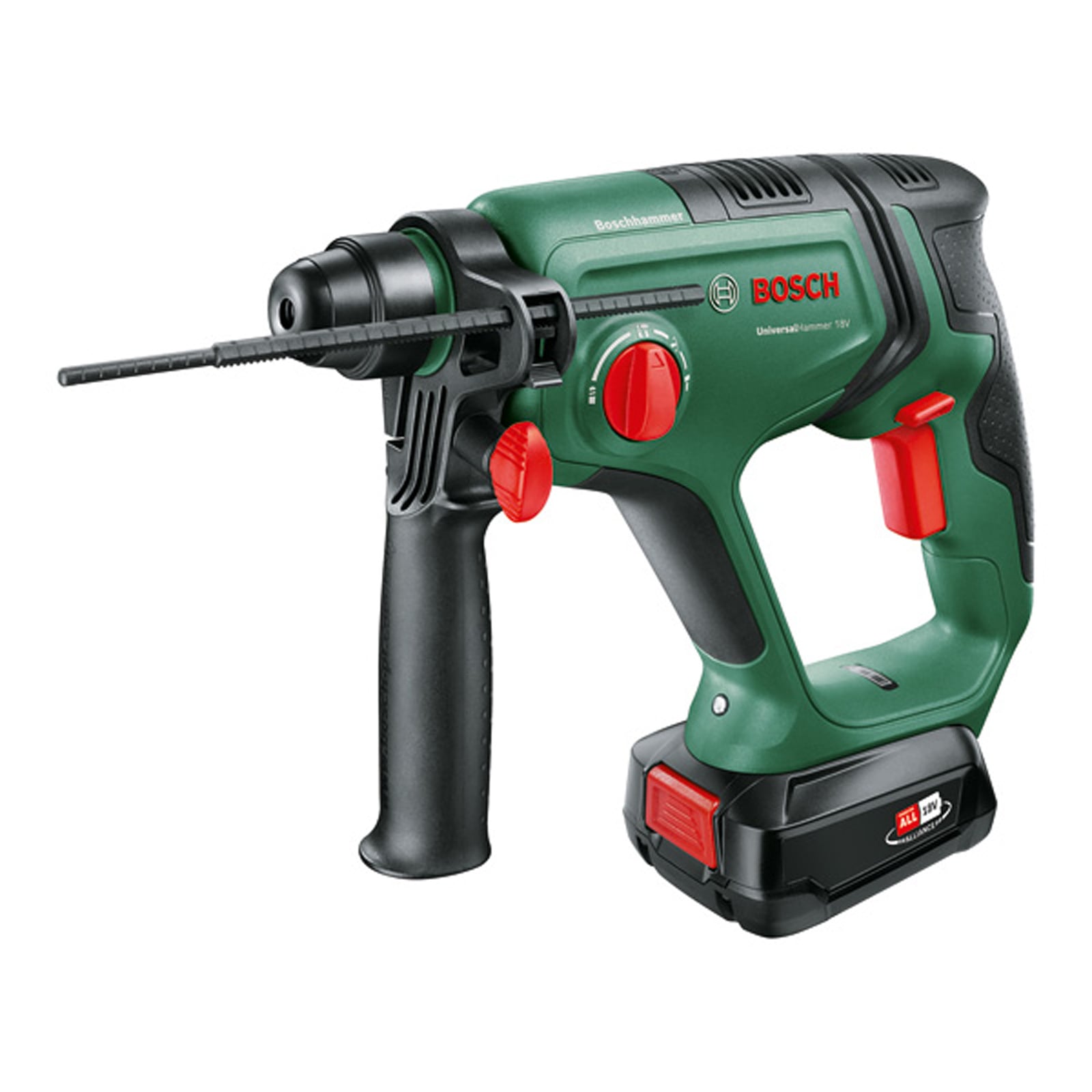 Bosch Akku-Bohrhammer UniversalHammer 18V, 1 Akku PBA 18 V 2.5 Ah, Tragekoffer