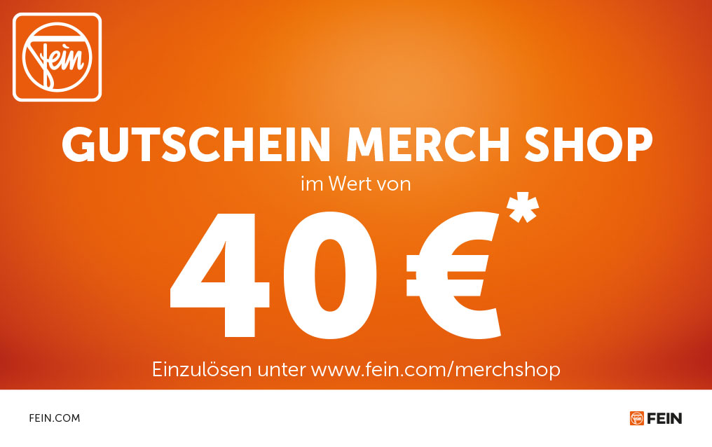 FEIN Gutscheinkarte 40 €