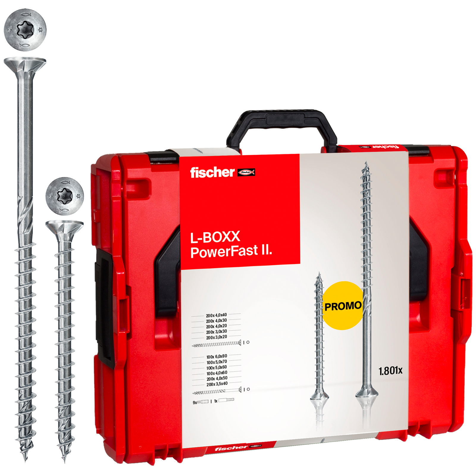 Fischer L-BOXX 102 Power-Fast II 1.801 tlg. - 558739