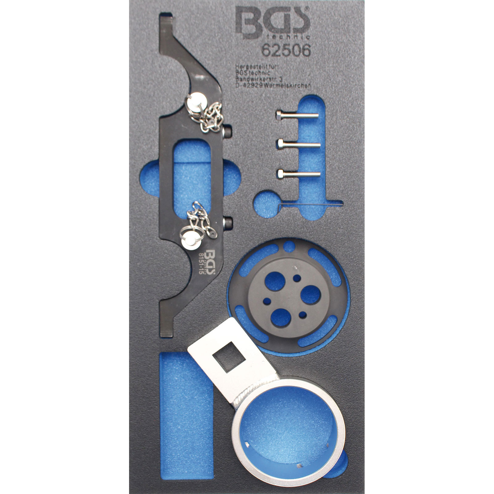 BGS Werkstattwageneinlage 1/3: Motor-Einstellwerkzeug-Satz für Opel Vectra / Signum / Zafira - 62506