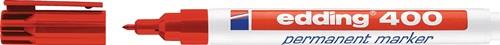 edding Permanentmarker 400 rot Strichbreite 1 mm - 4-400002