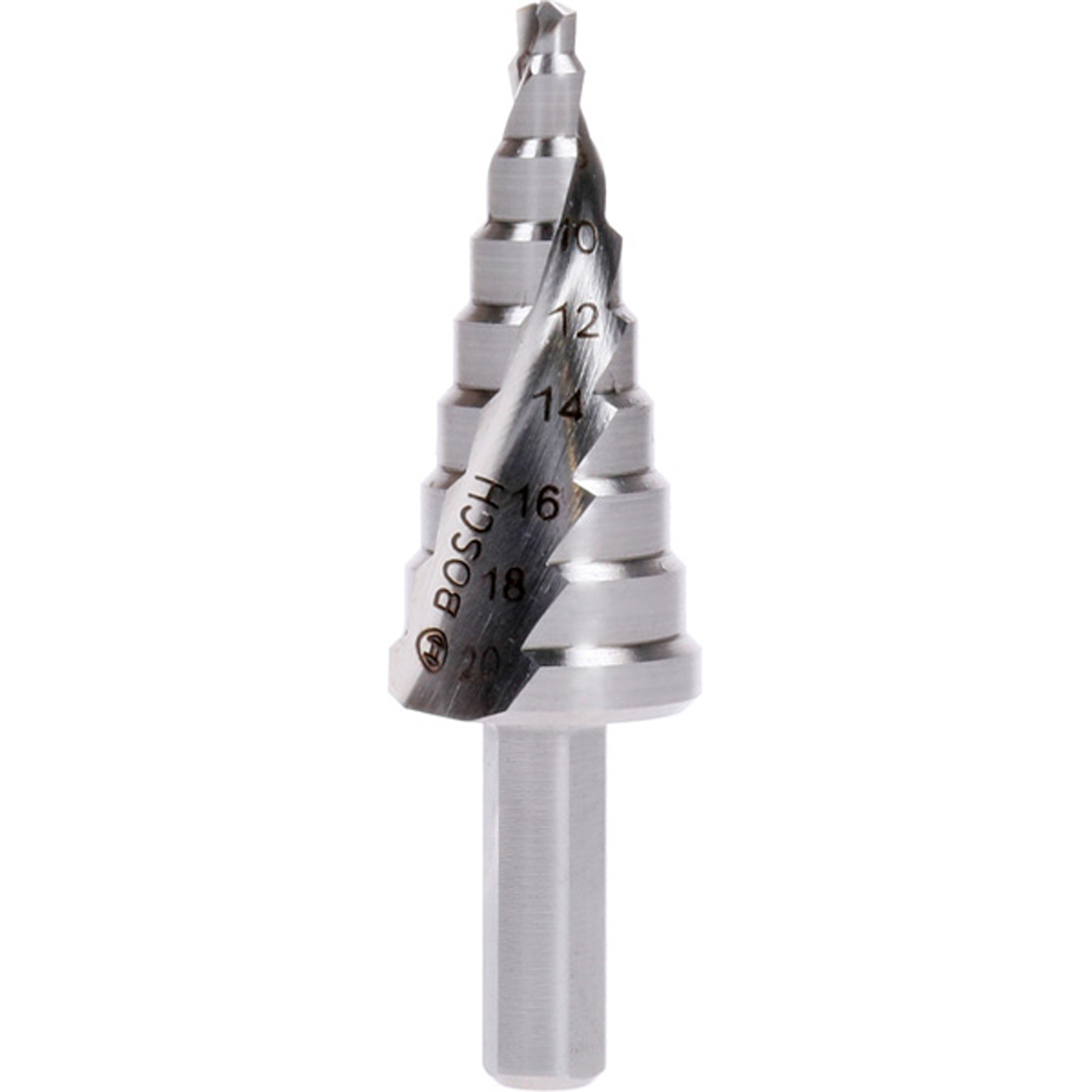 Bosch Stufenbohrer HSS D= 4,0 - 20,0 mm L= 75 mm - 2609255115