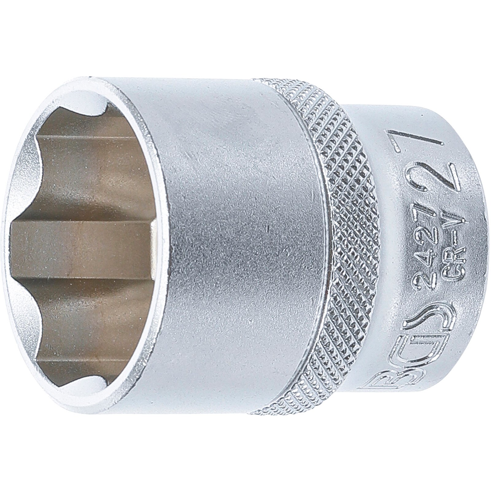 BGS Steckschlüssel-Einsatz Super Lock Antrieb Innenvierkant 12,5 mm (1/2") SW 27 mm - 2427