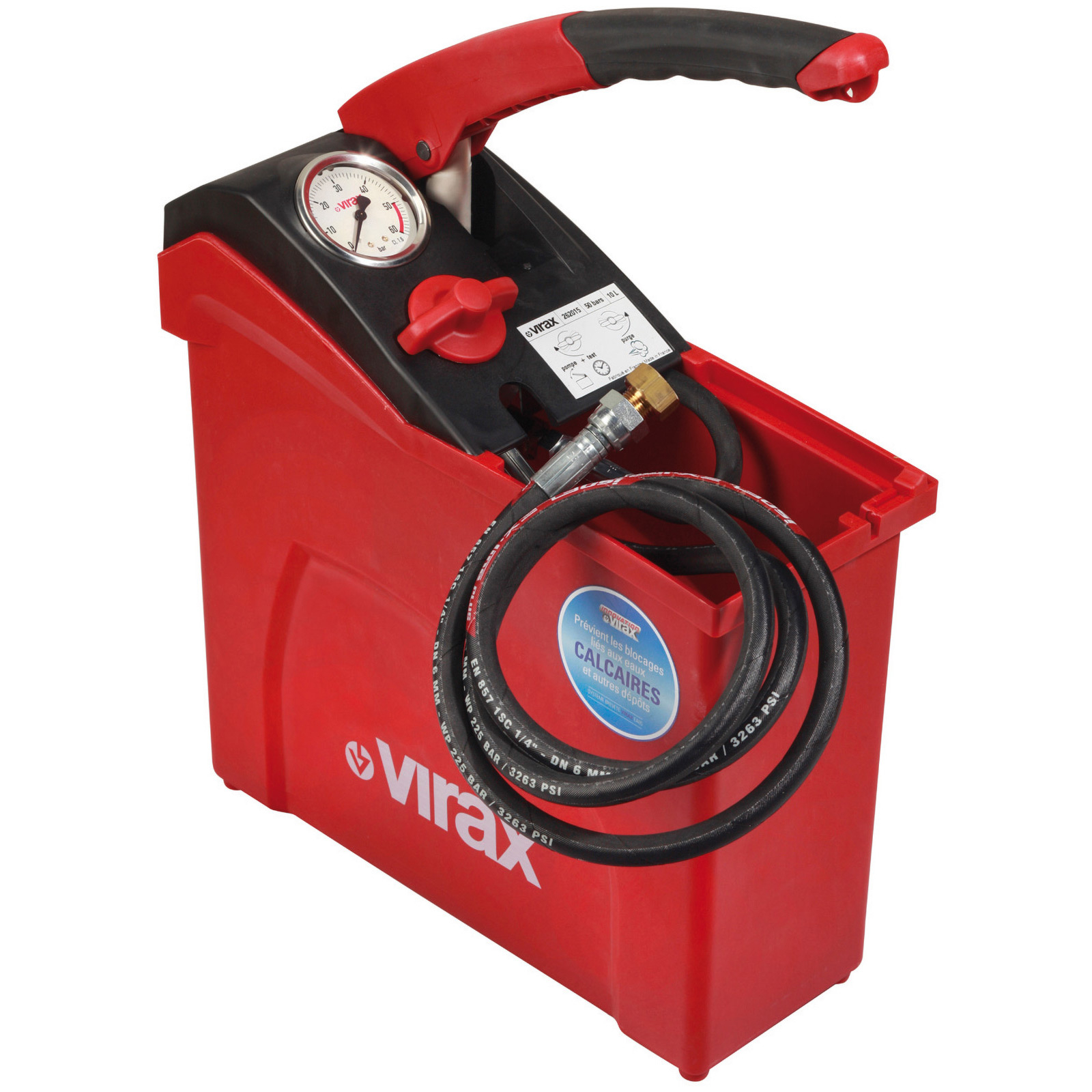 VIRAX Handprüfpumpe 50Bar 10L - 262015