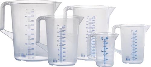 hünersdorff Messkanne 1000 ml Polypropylen transparent - 936000