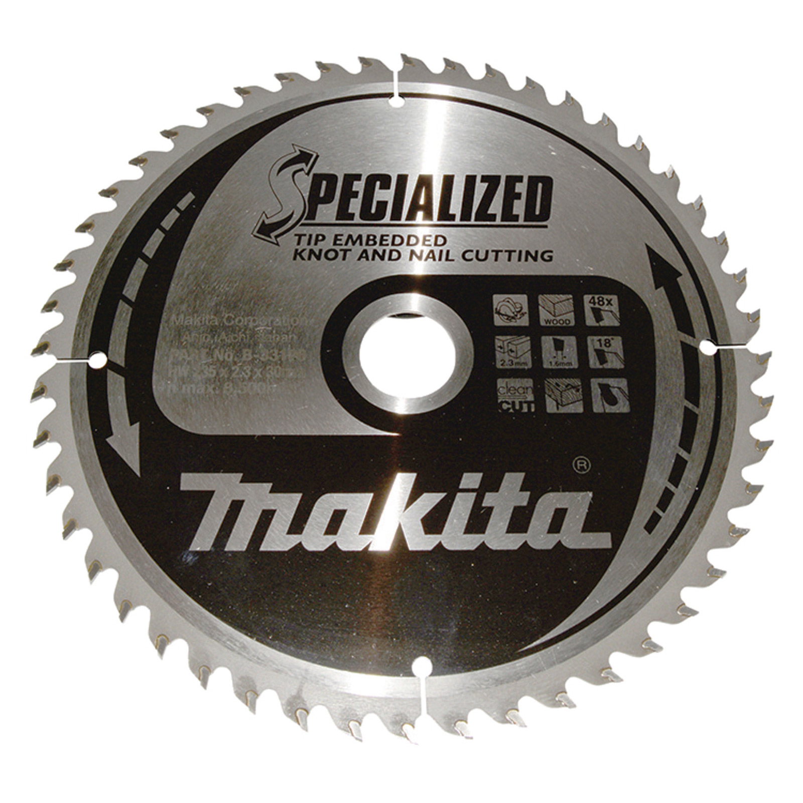 Makita SPECIALIZED Sägeblatt 235x30x48Z - B-33196