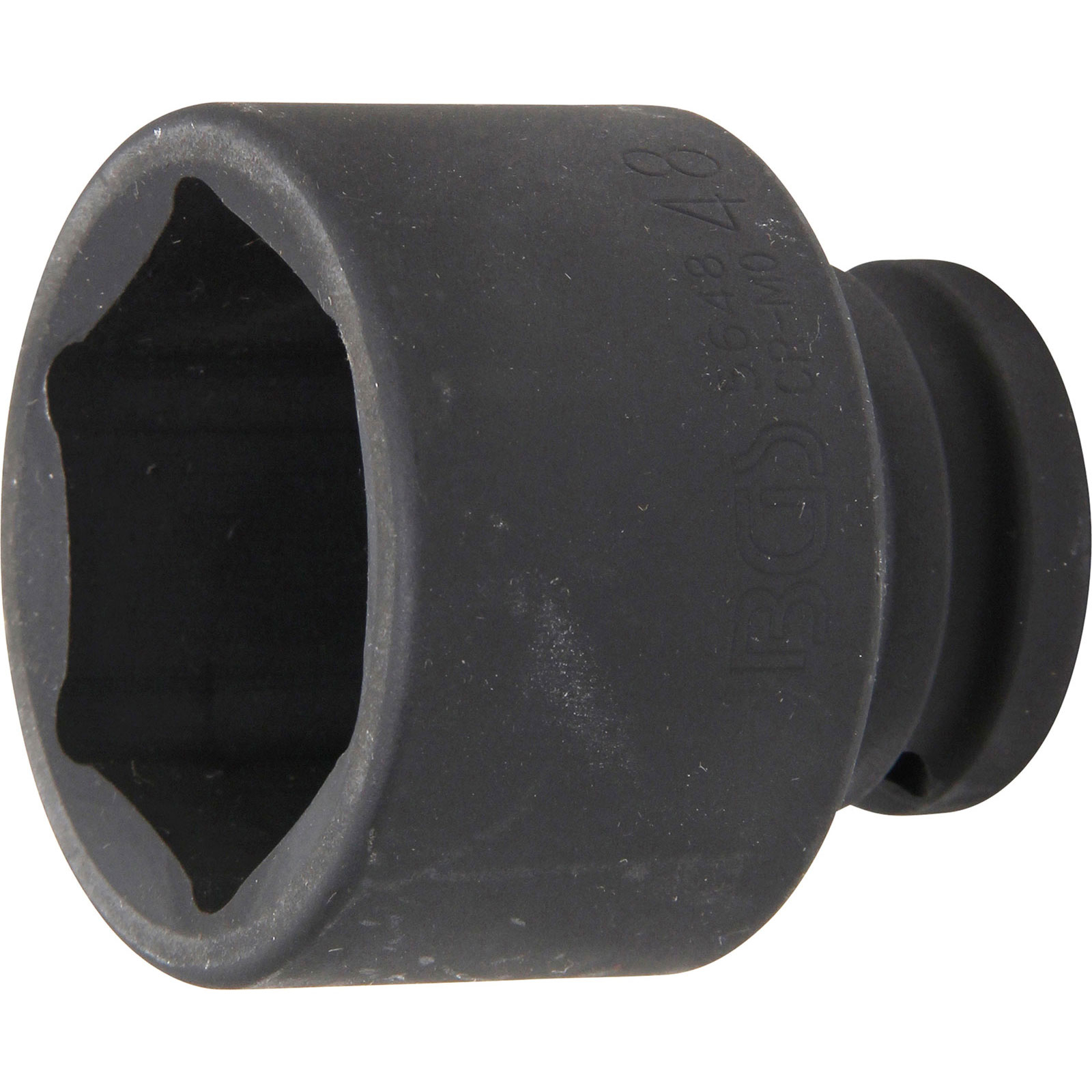 BGS Kraft-Steckschlüssel-Einsatz Sechskant Antrieb Innenvierkant 20 mm (3/4") SW 48 mm - 5648