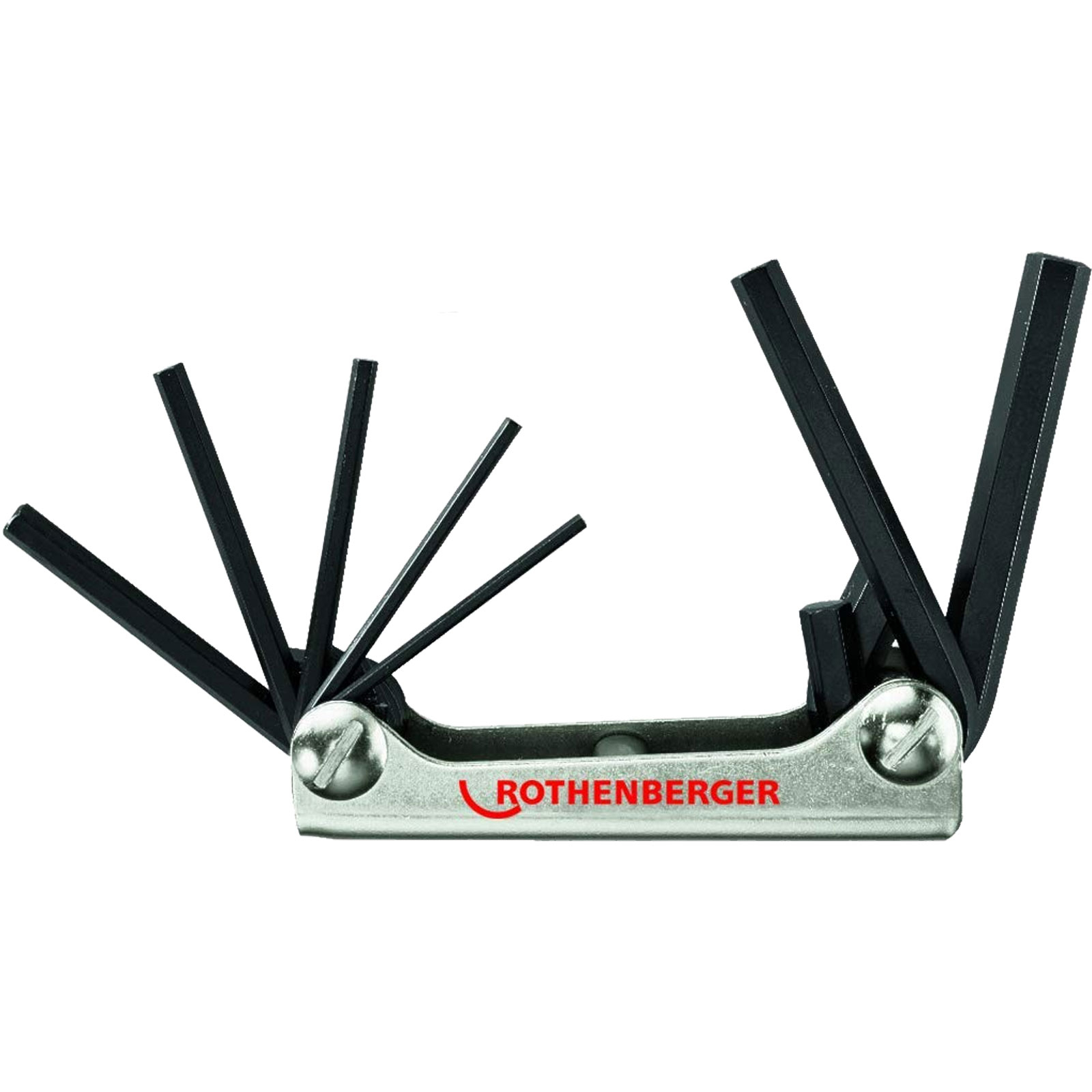 ROTHENBERGER Innensechskant-Set, Klapph., 7-teilig, 2,5-10mm - 70301
