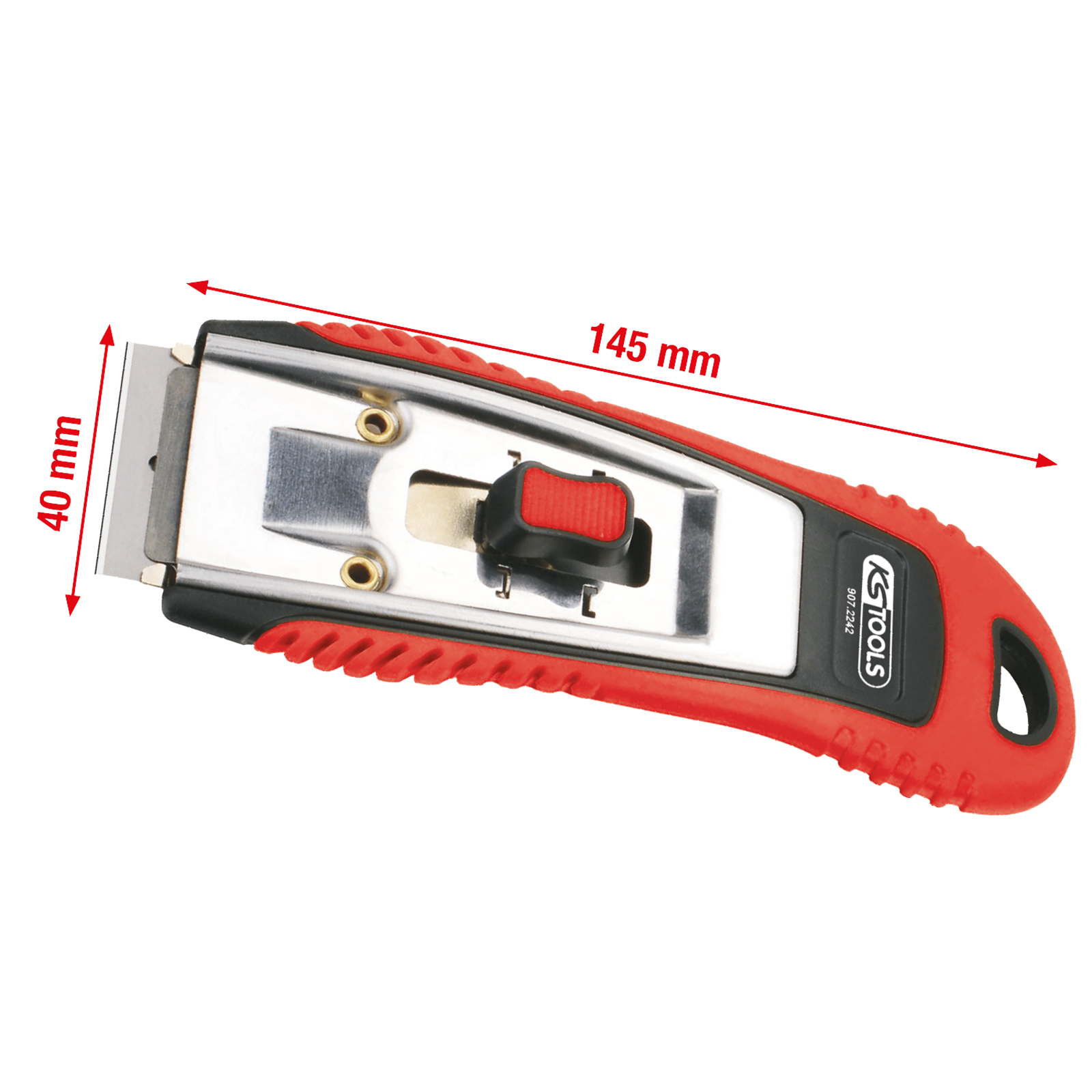 KS TOOLS Plakettenschaber 40 mm - 907.2242