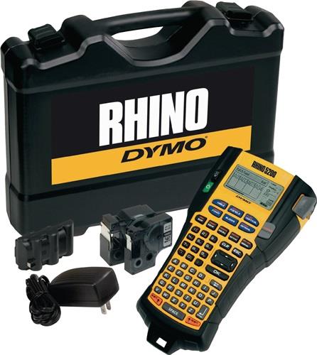 Dymo Beschriftungsgerät Rhino 5200 Schriftbandbreiten 6, 9, 12, 19 mm - S0841400