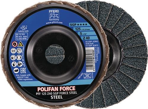 Fächerscheibe POLIFAN FORCE D.125mm K.60 ZK Z PFERD