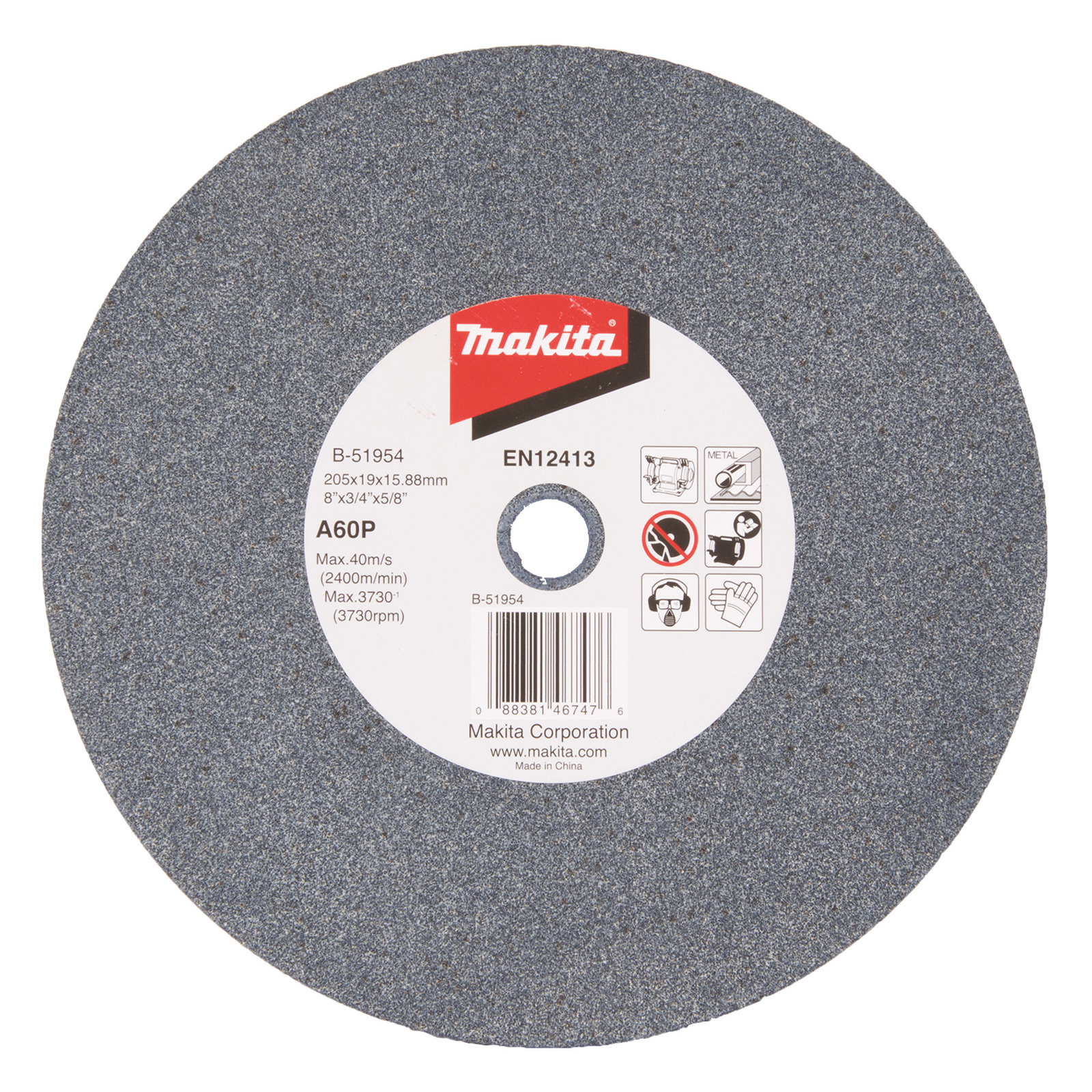 Makita Schleifstein A60P 205x19x15,88 - B-51954