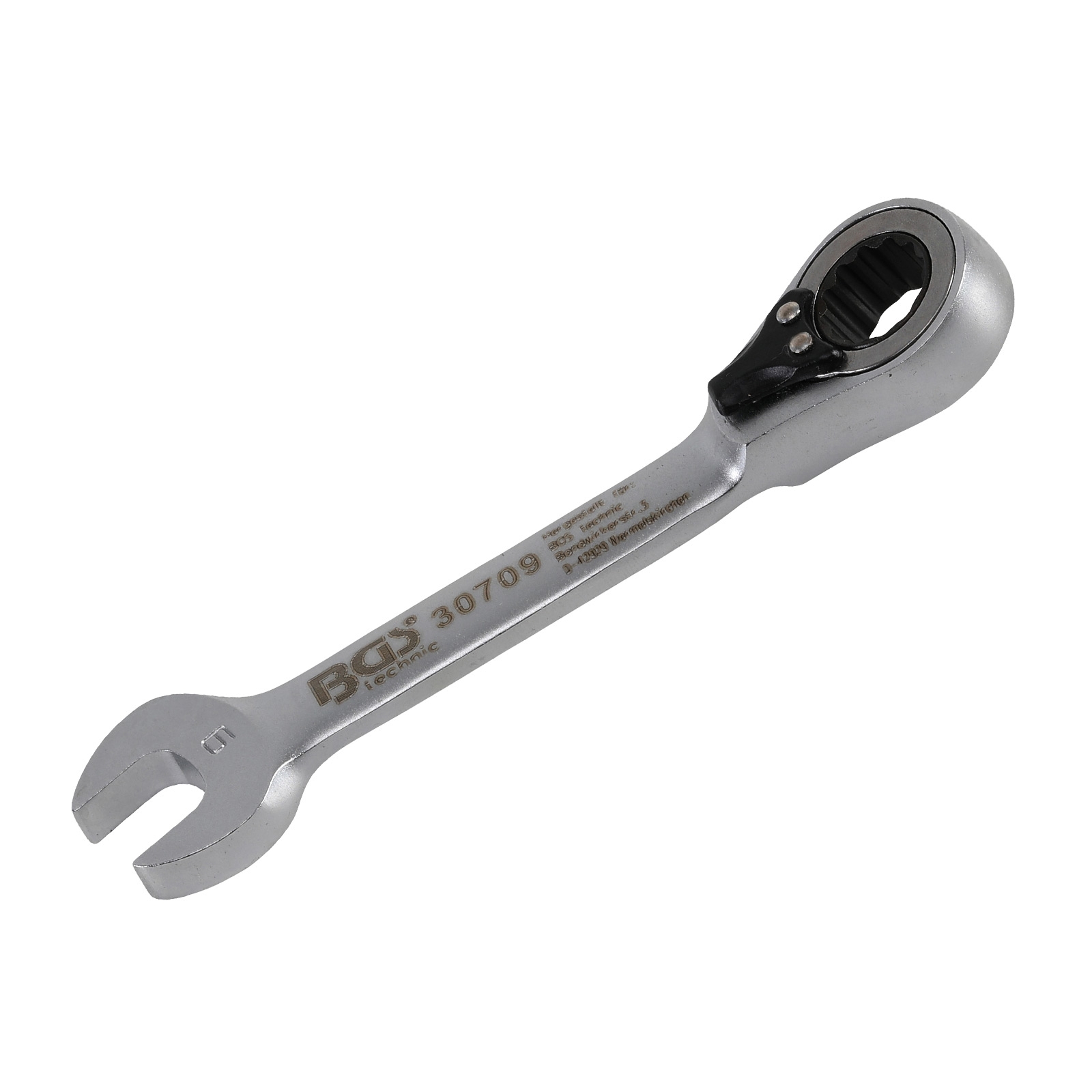 BGS Ratschenring-Maulschlüssel kurz 9 mm - 30709