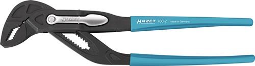 Wasserpumpenzange 760-2 L.260mm Spann-W.50mm tauchbeschichtet HAZET
