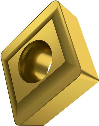 Wendeschneidplatte ISO CCMX 060304S-TS1:M8330 D.2,8mm PVD beschichtet Farbe Gold