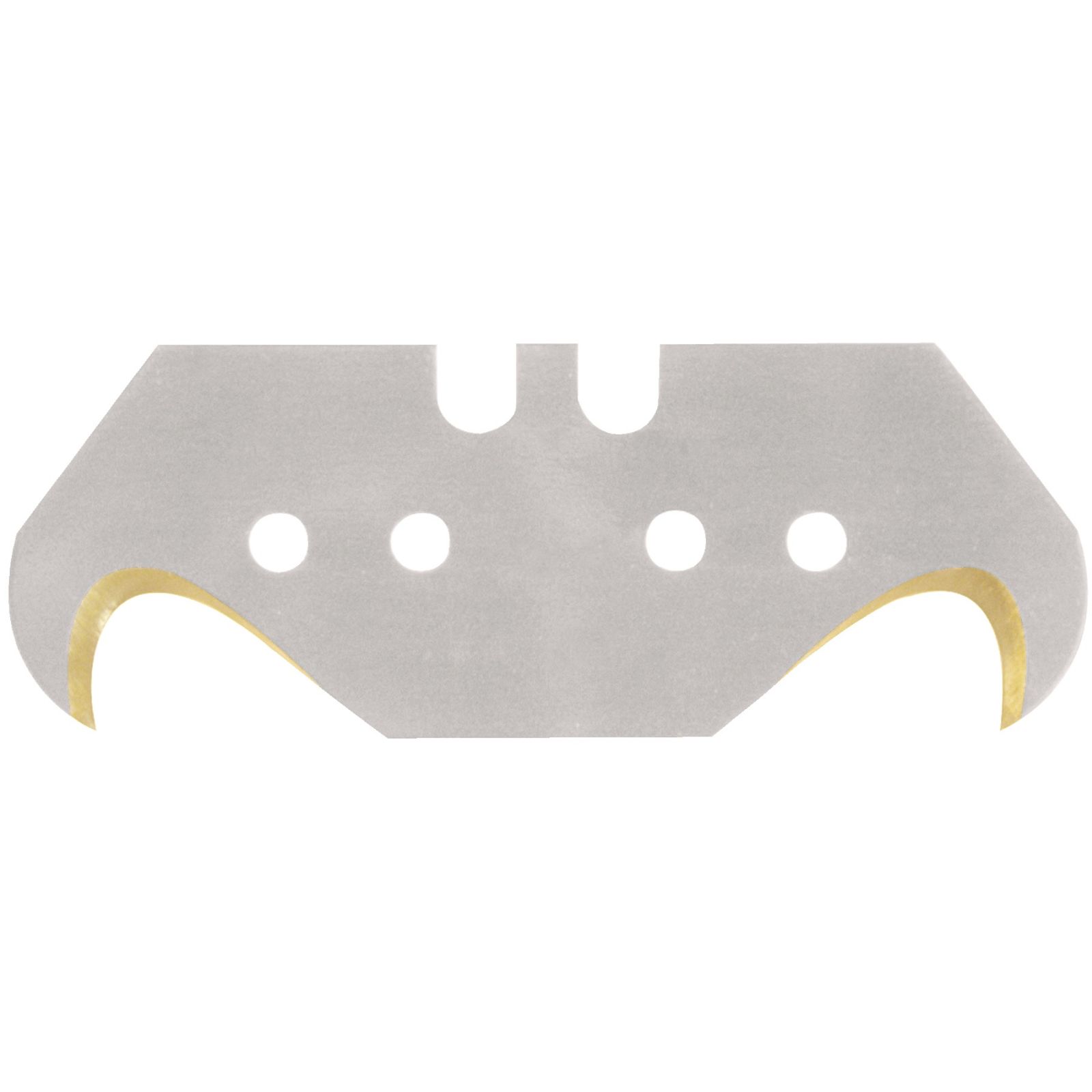 Hakenklinge L48,2xB18,7xS0,65mm TiN m.Lochung 10 St./Spender TECWERK