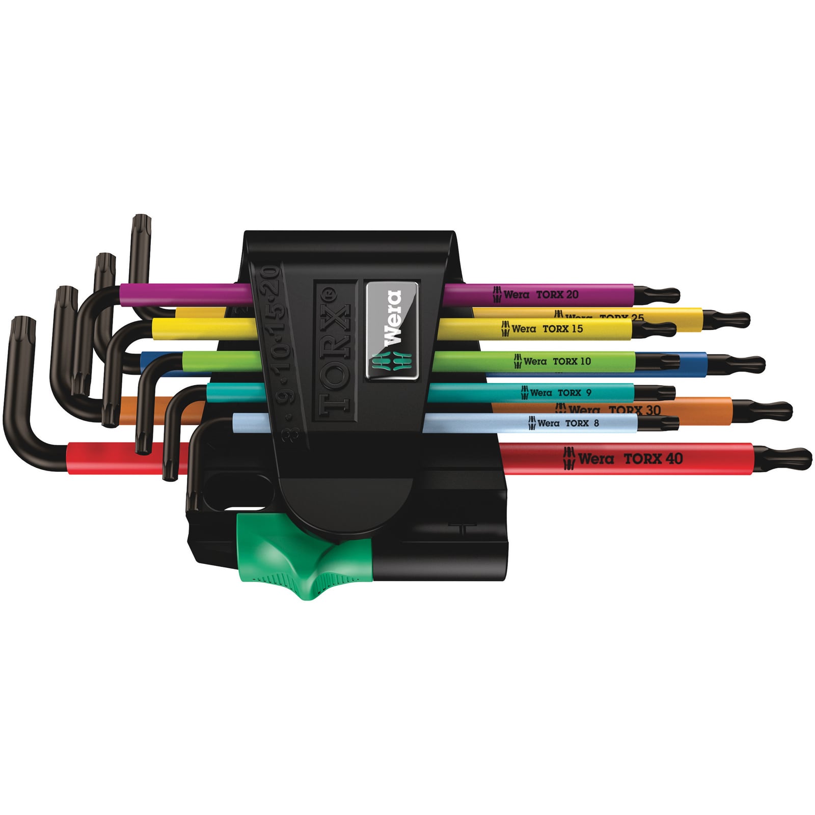 Wera 967/9 TX BO Multicolour 1 Winkelschlüsselsatz, BlackLaser - 05024335001