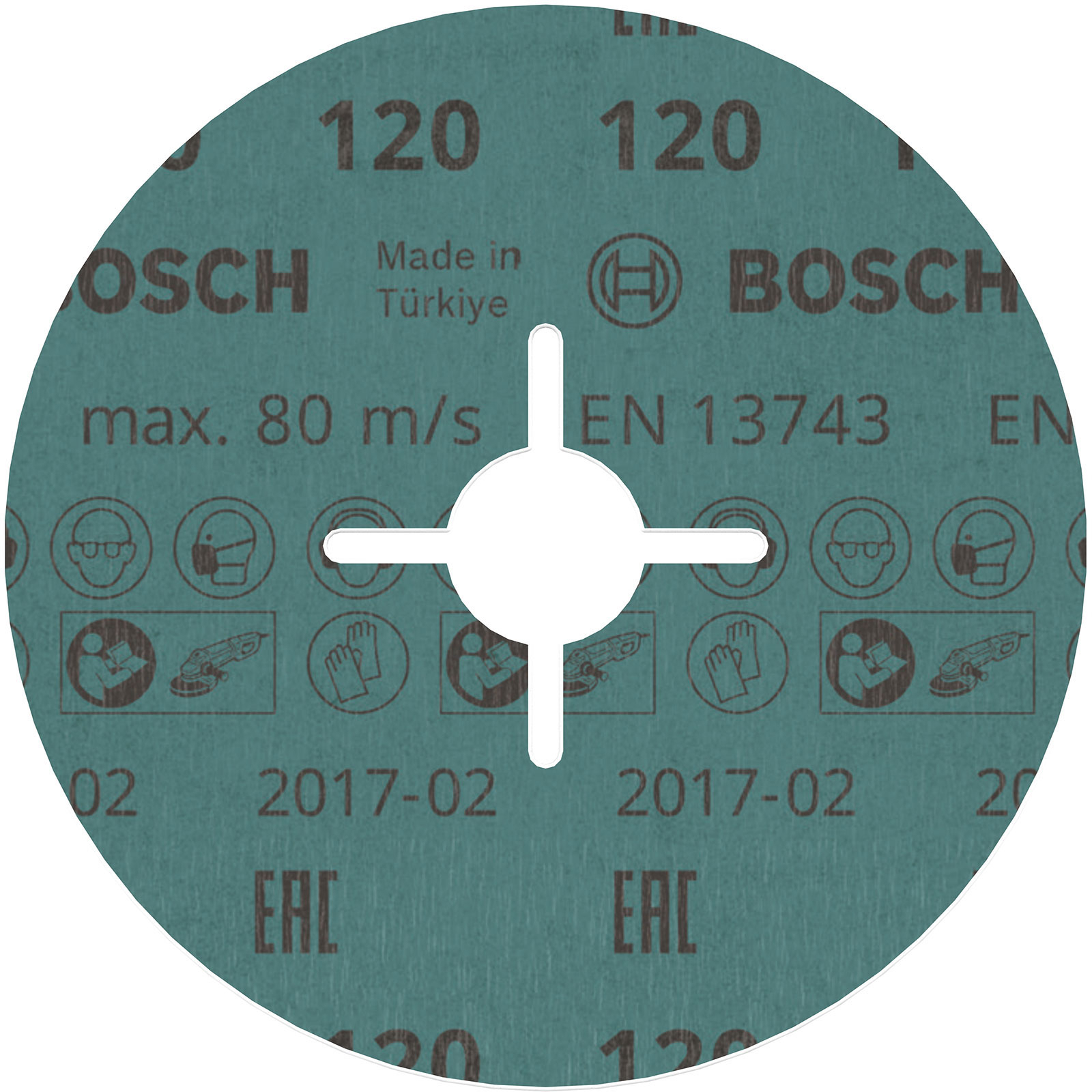 Bosch PRO R780 Fiberscheibe 125 mm G125 - 2608621615