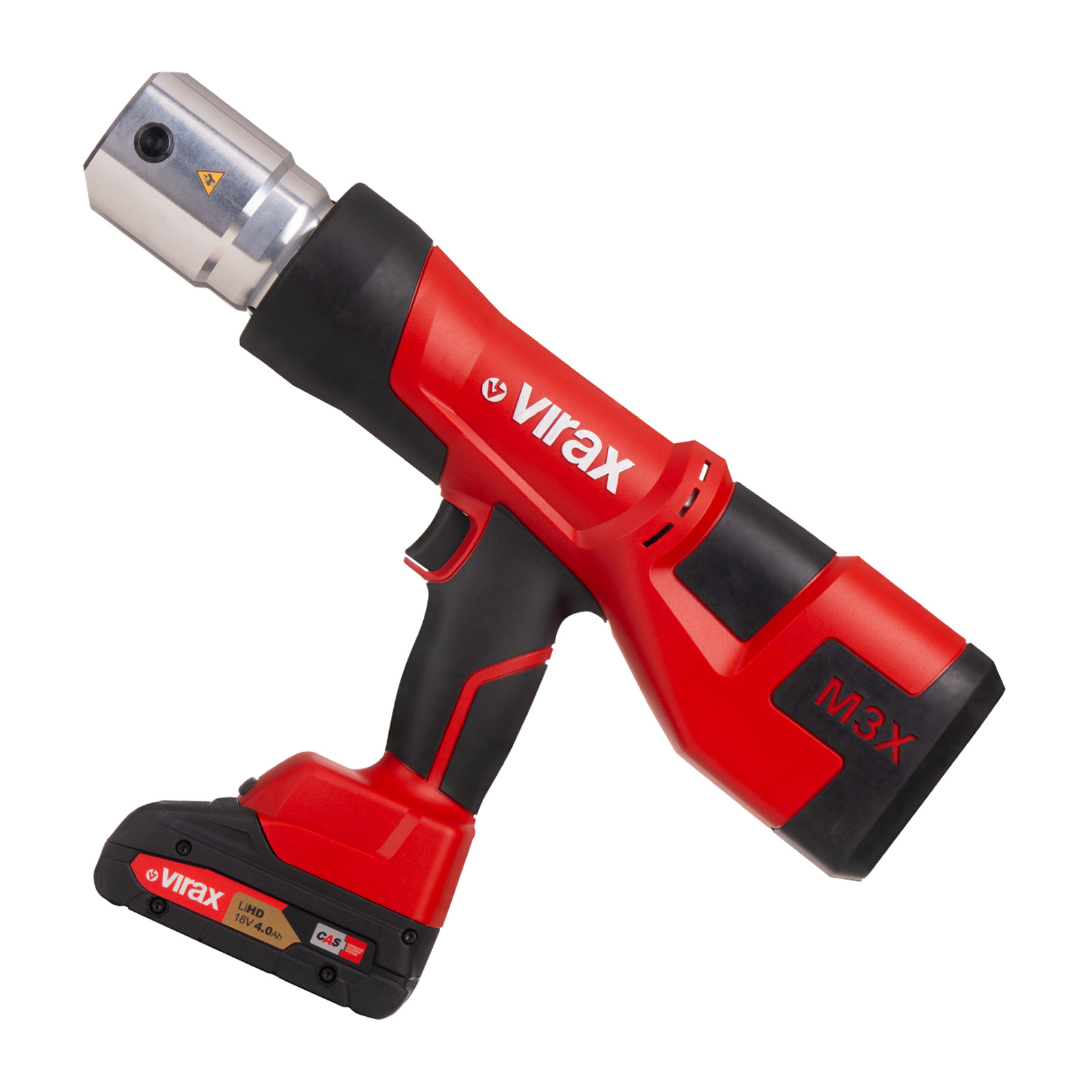 VIRAX Akku-Pressmaschine M3X 32kN 4Ah + Ladegerät CAS - 253211