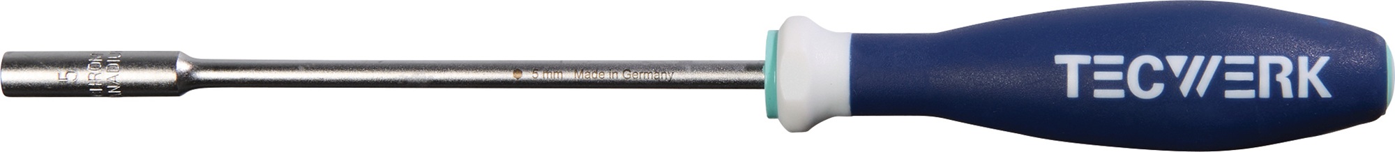 Sechskantsteckschlüssel SW 9mm Klingen-L.125mm Gesamt-L.240mm 3K-Griff TECWERK