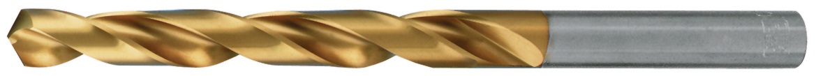 Spiralbohrer DIN 338 TypN D.1mm HSS profilgeschl.TiN Zyl.schaft kurz TECWERK
