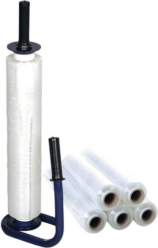 Stretchfolienset Standard L300 m x B450 mm 20 µm transparent -