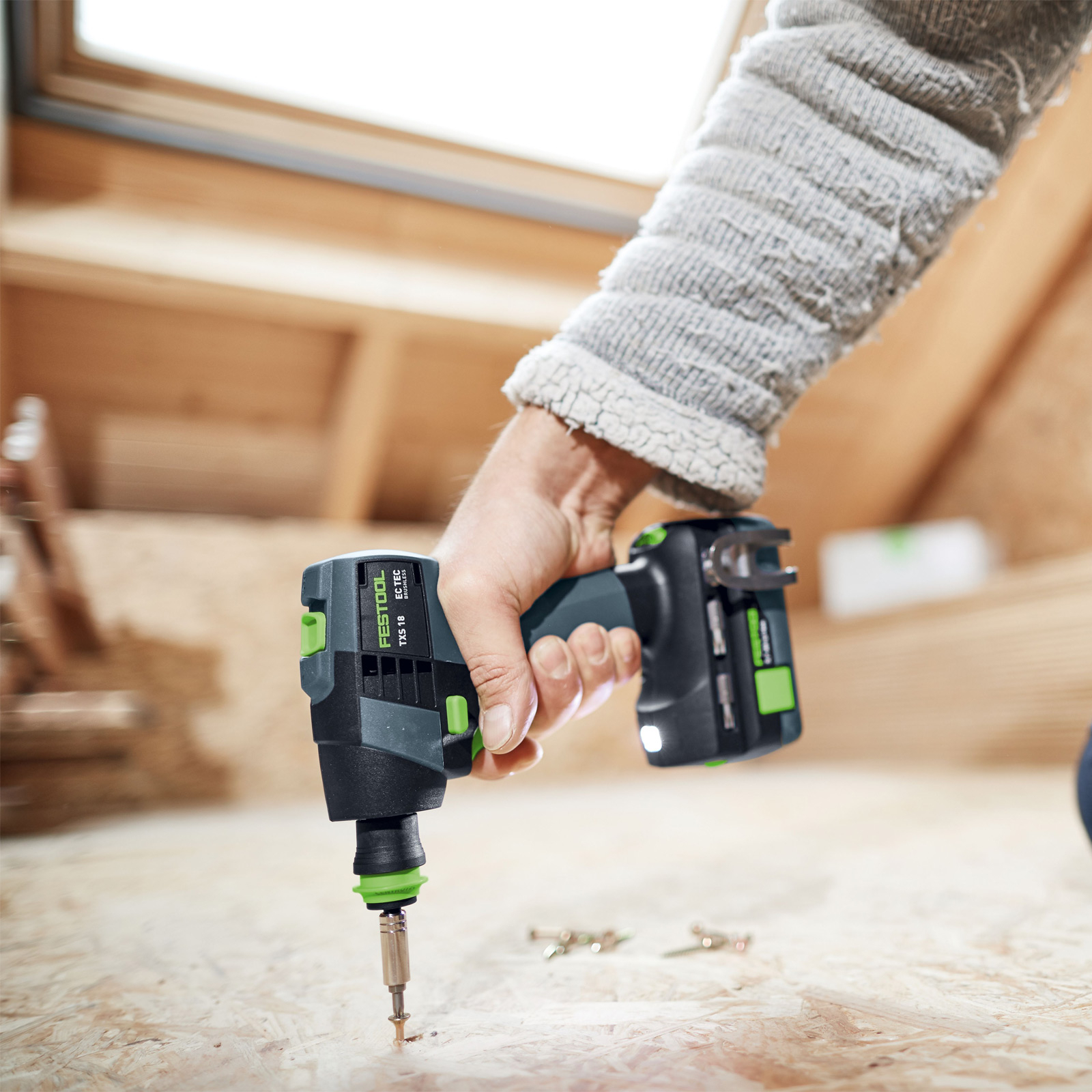 Festool Akku-Bohrschrauber TXS 18 C 3,0-Set / 2x 3,0 Akku + Ladegerät im Systainer - 576896